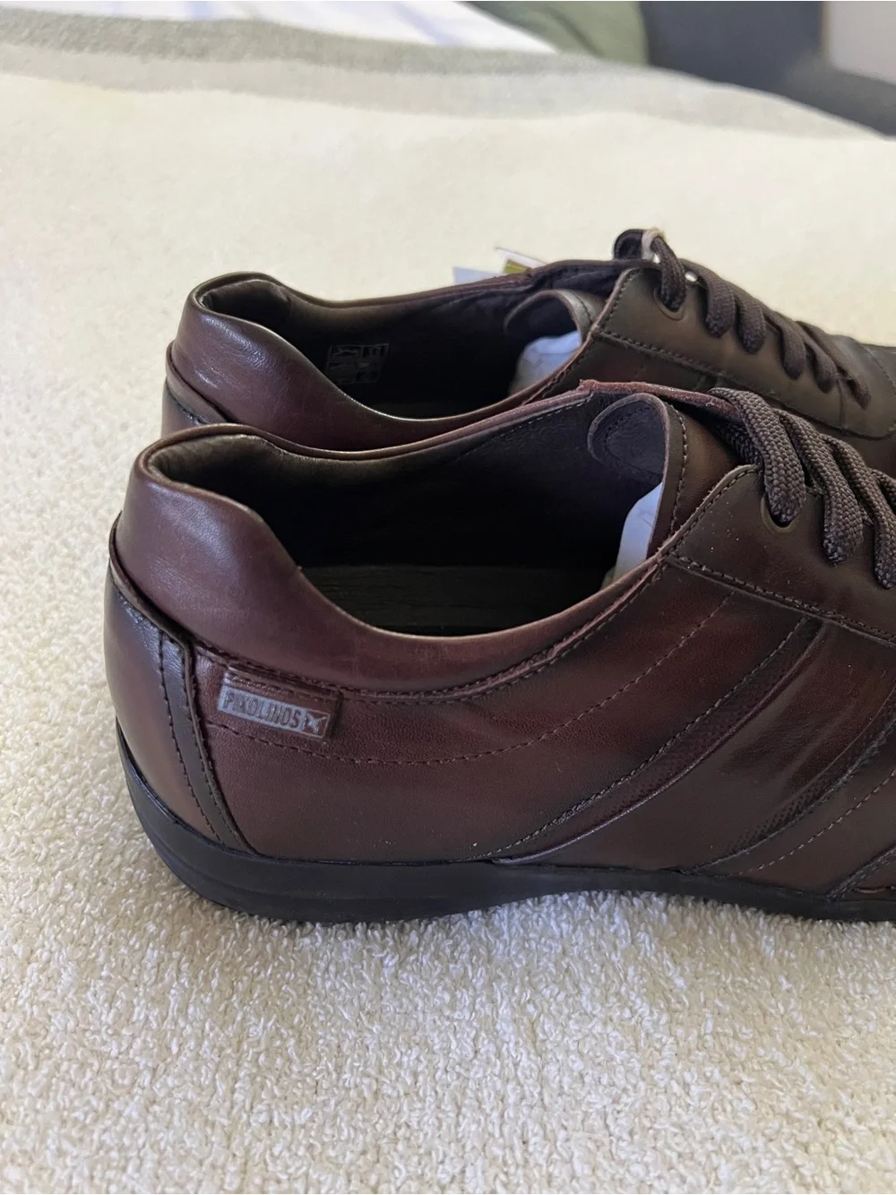 Pikolinos Men’s Leather Sneakers Brown EU 44 US 10-10.5 NWT